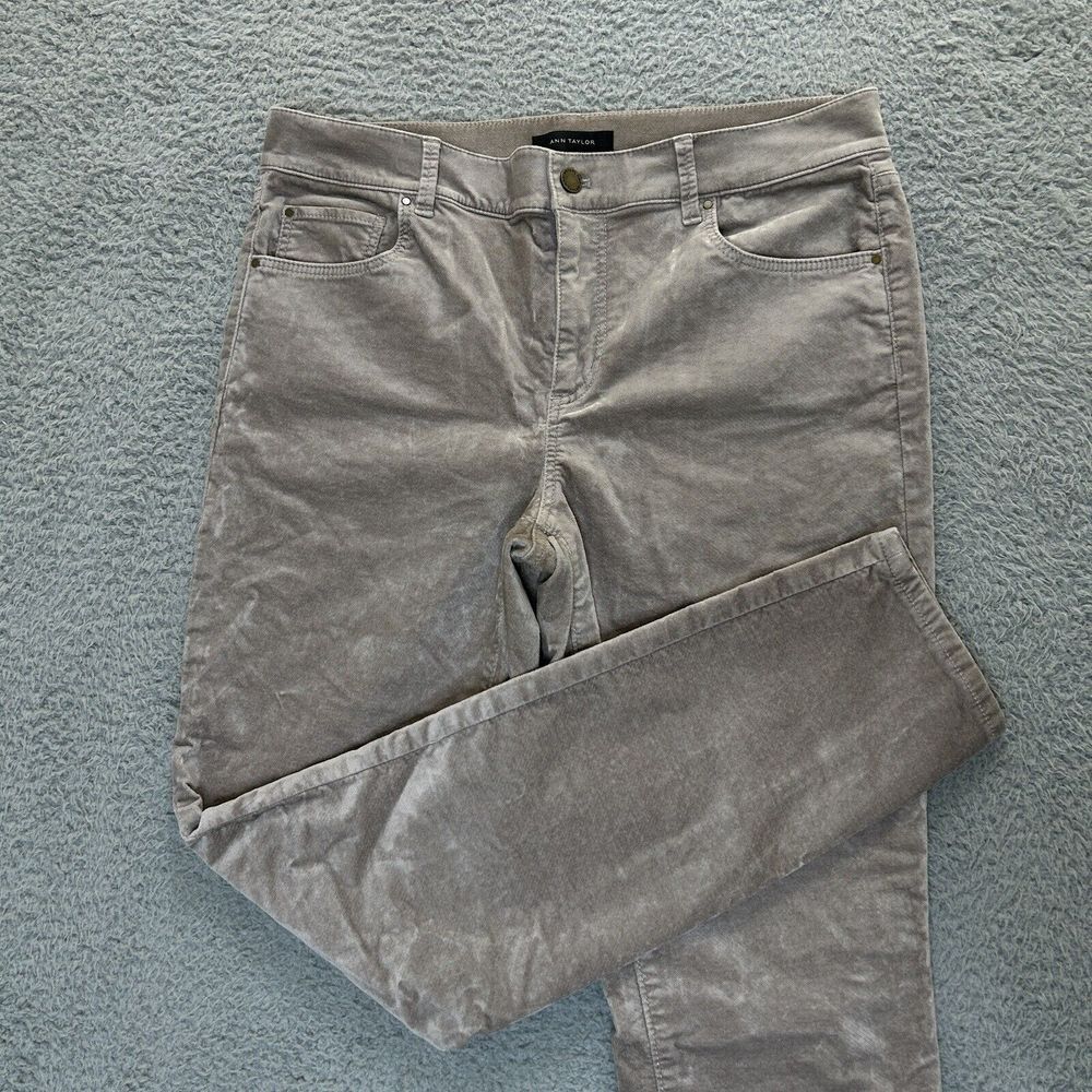 Ann Taylor Pants Womens 10 Beige Tan The Skinny‎ Modern Fit 5 Pocket